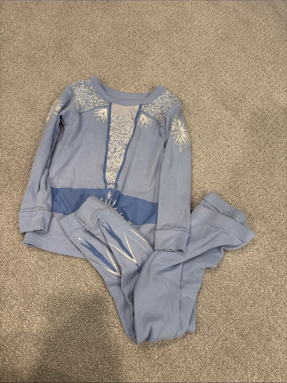 GAP Disney Light Blue Elisa (Frozen) Girls Pajama Set